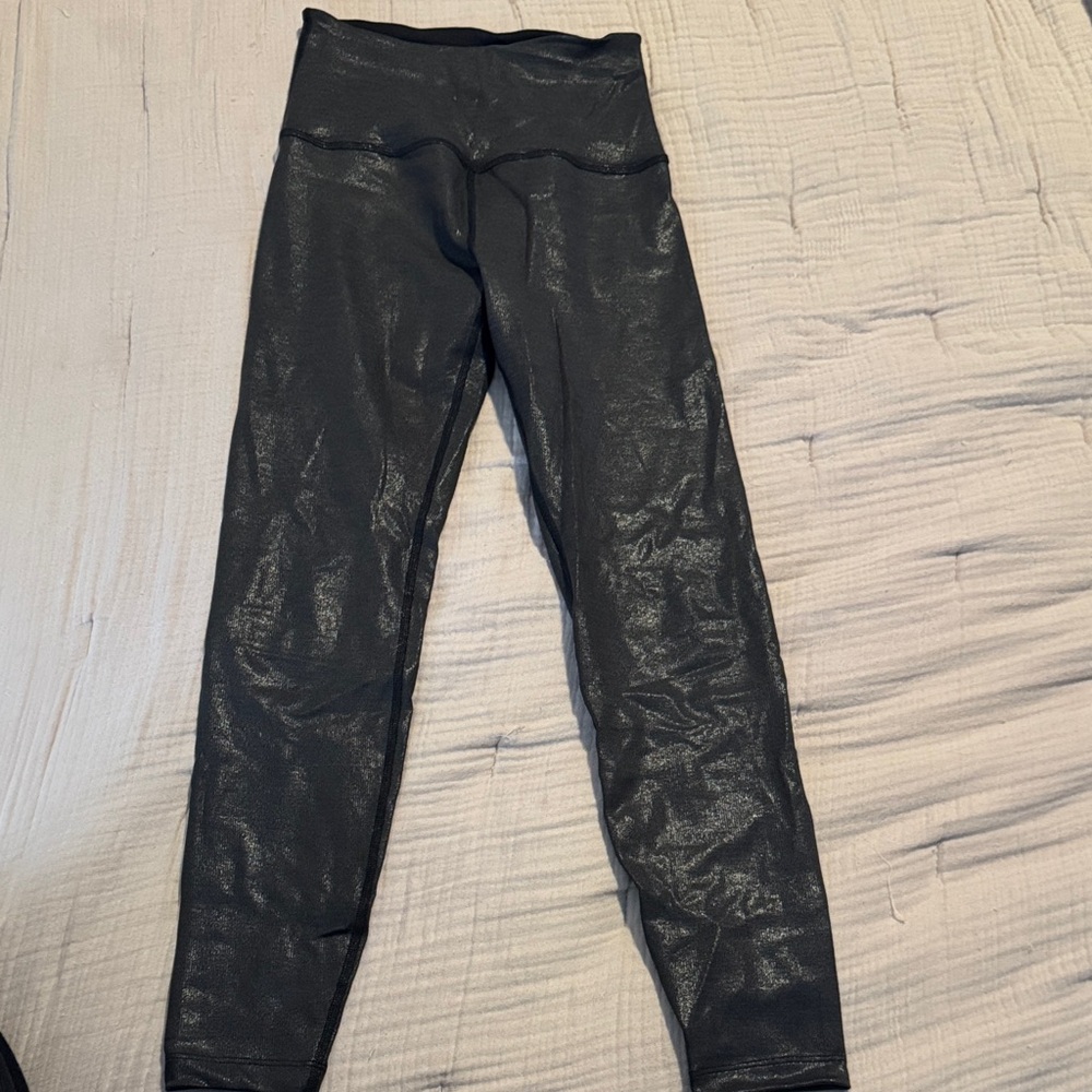 Beyond Yoga Shimmering Black Leggings
